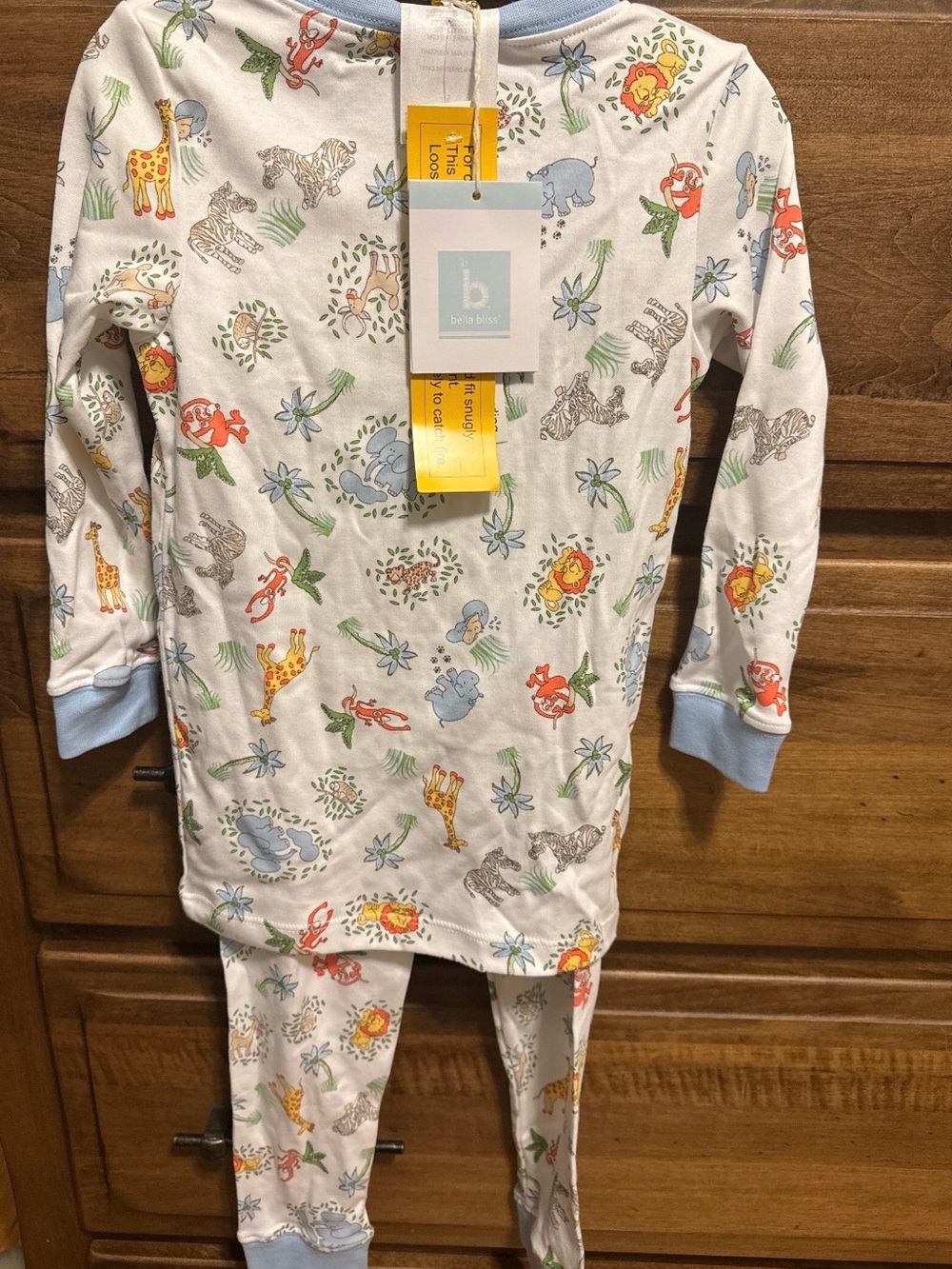 Bella Bliss 5T Jungle Pima Cotton Pajamas